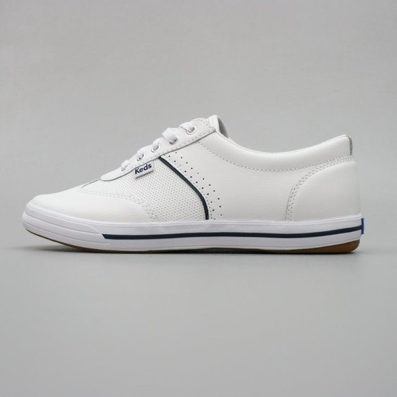 Keds Ladies 7.5 W Wide Courty Core White Leather Tennis Shoes Sneakers - WH60071 - Picture 3 of 9